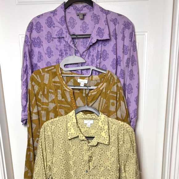 J. Jill Trio of Tops/Tunic size Large/LP in GUC - Picture 1 of 14